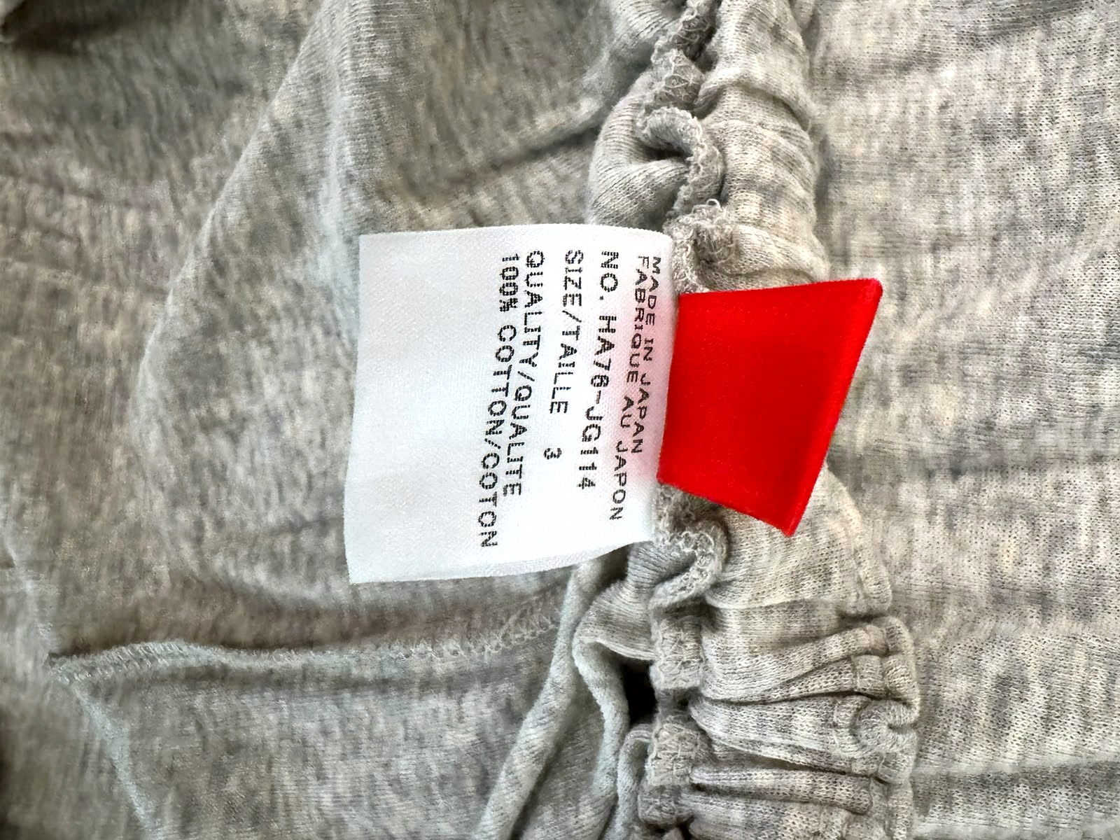 Issey Miyake HaaT Issey Miyake ‘HaaT’ Two-Piece Set (Short-Sleeved Top and Asymmetrical Skirt) in Grey Vigoré Cotton Knit 12