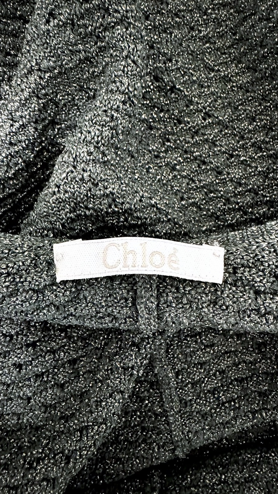 Chloé Chloé Dress in Openwork Knit, Absinthe Colour 3