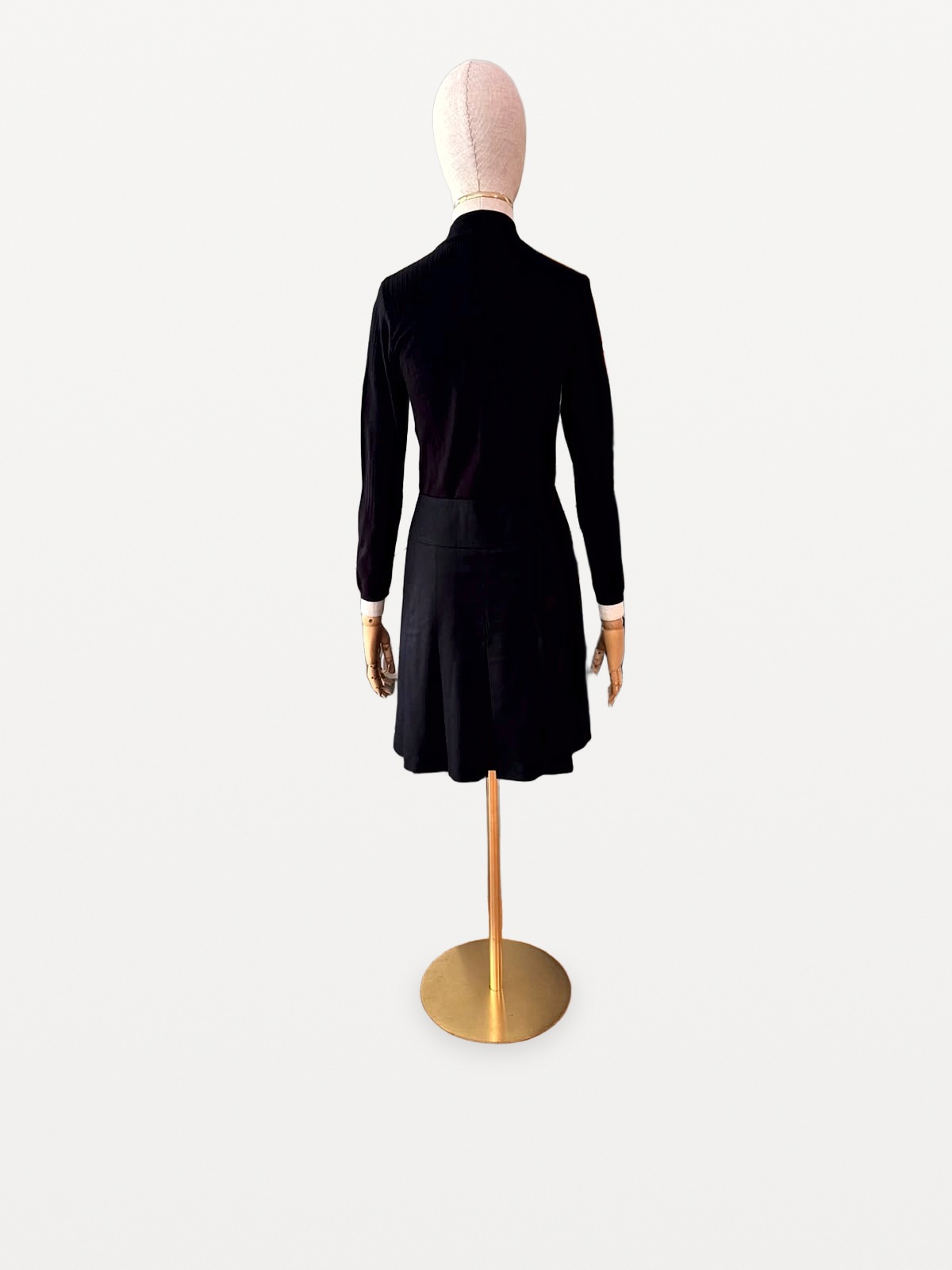 Akris Punto Akris Punto’s Black Wool Wrap-Around Pleated Skirt 2