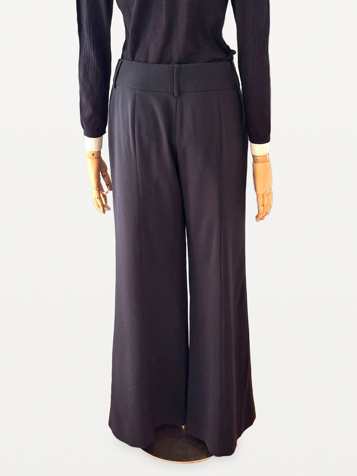 Giorgio Armani Giorgio Armani Borgonuovo 21 Suit Trousers in Virgin Wool, Black 2