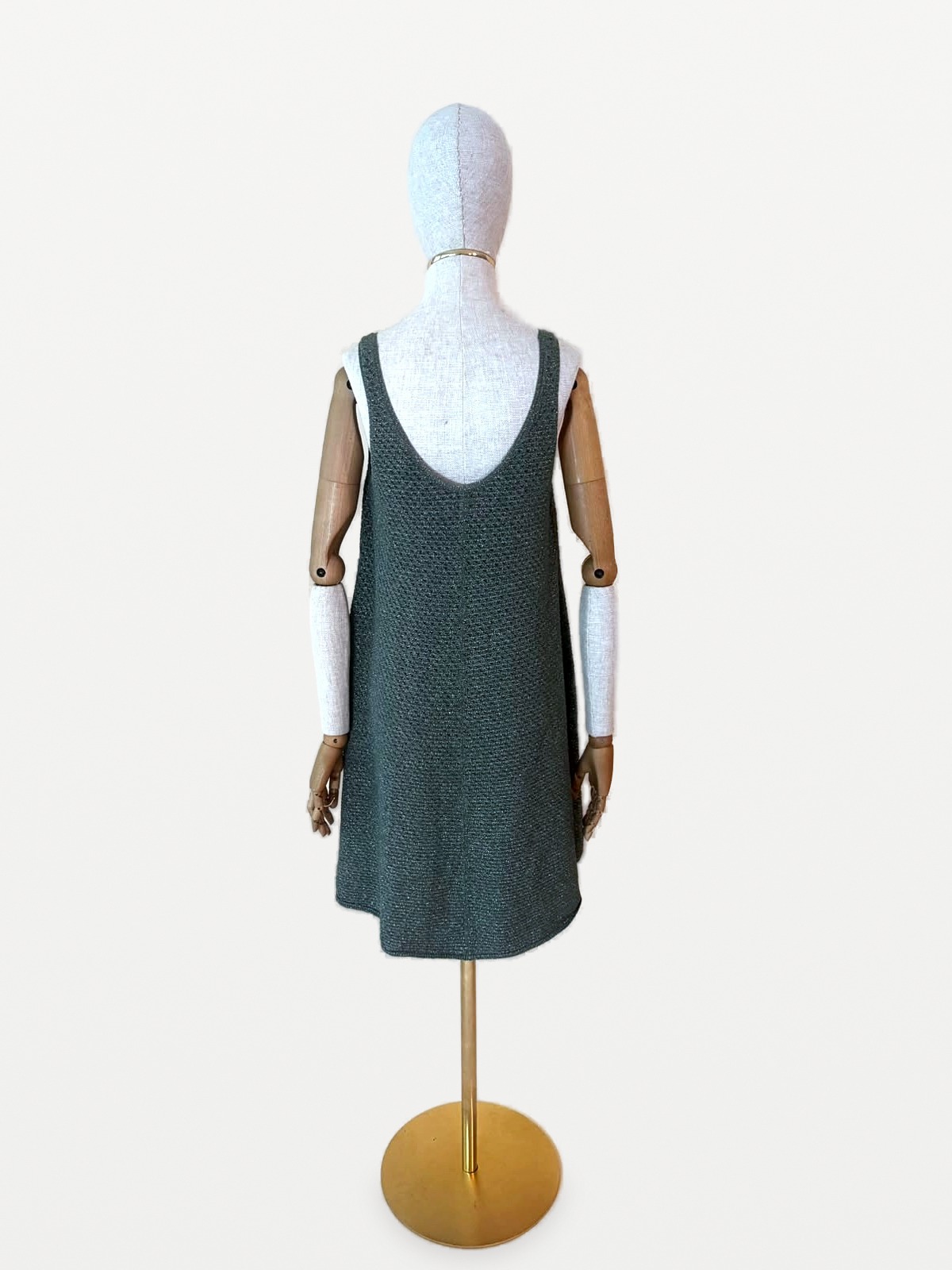 Chloé Chloé Dress in Openwork Knit, Absinthe Colour 2