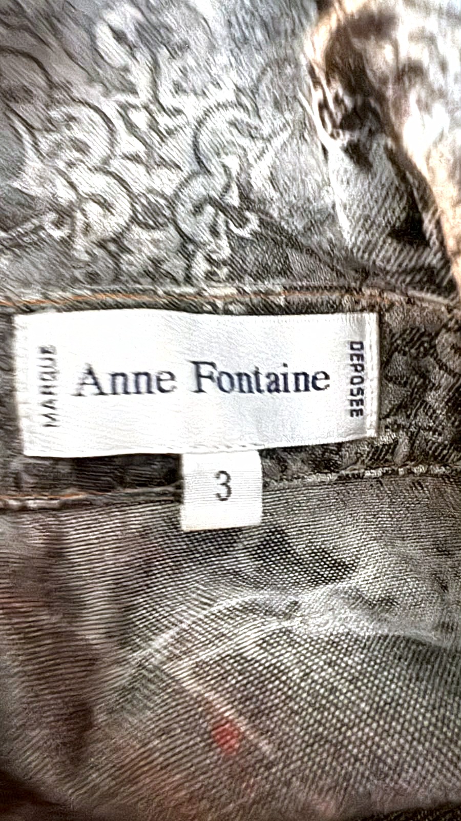 Anne Fontaine Anne Fontaine-Jacke im Damaskus-Stil mit Reißverschluss 6