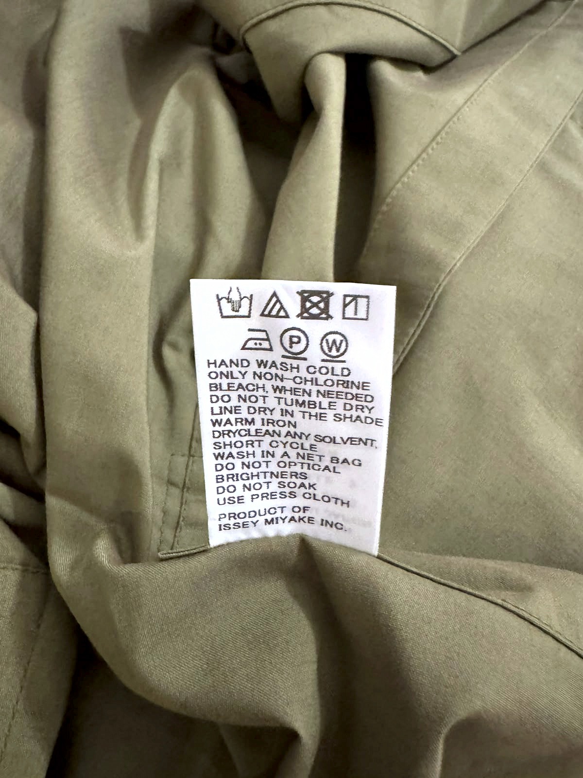 Structured Overshirt 132 5. Issey Miyake in Khaki Green 9