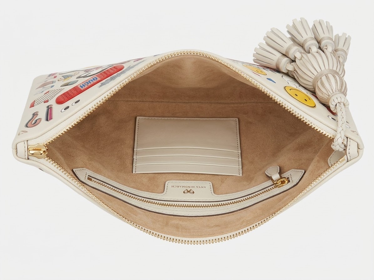 Anya Hindmarch "All Over Stickers" Georgiana / Loose Pocket Clutch 3