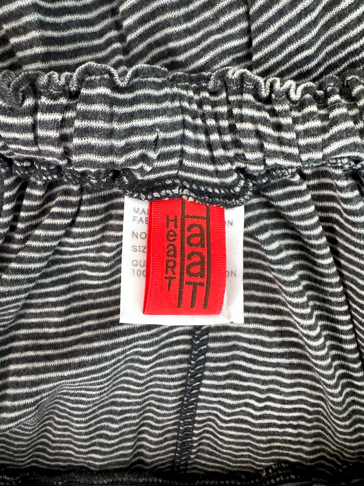 HaaT Issey Miyake Issey Miyake ‘HaaT’ Two-Piece Set (Oversized Top and Asymmetrical Skirt) in Micro-Striped Cotton Knit 7
