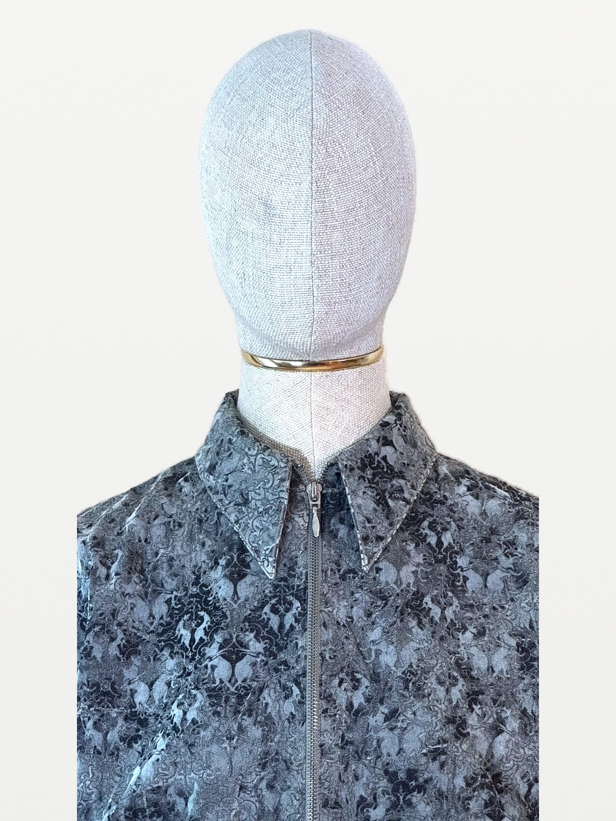 Anne Fontaine Anne Fontaine-Jacke im Damaskus-Stil mit Reißverschluss 2