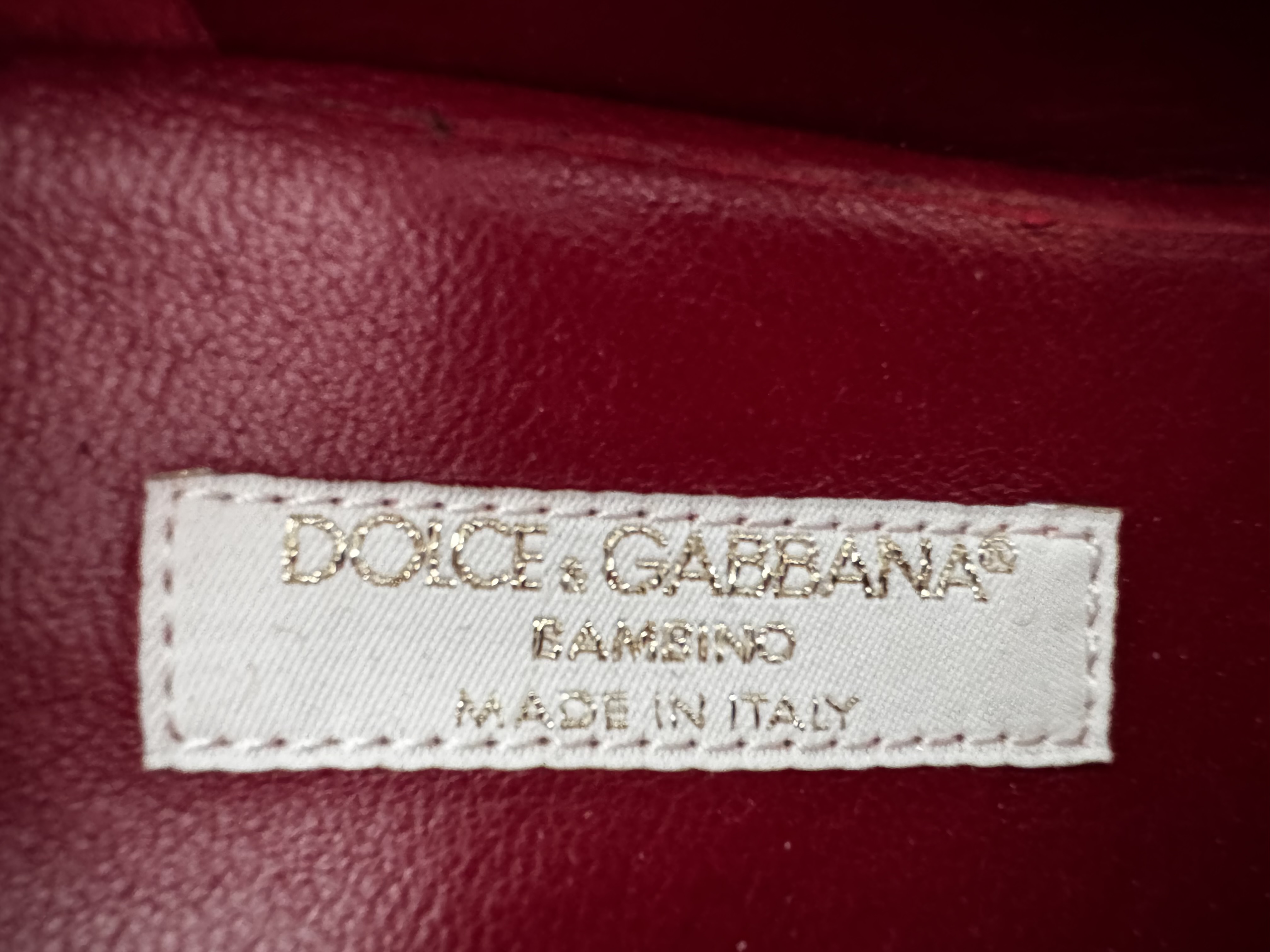 Dolce & Gabbana Mary Jane Charol Burgundy 4