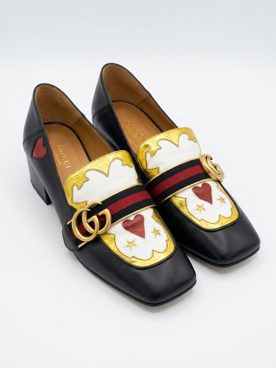 Gucci Gucci Marmont Mid-Heel Collection Loafers