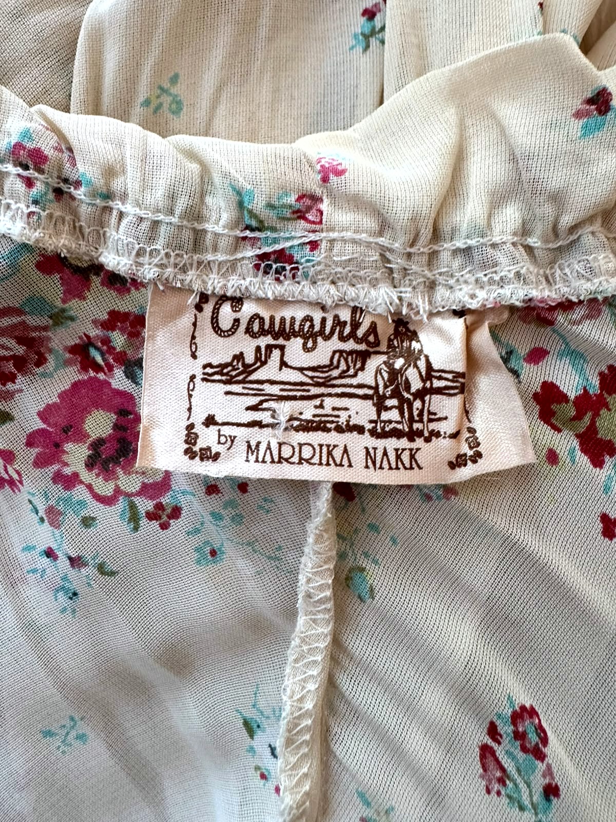 Marrika Nakk’s ‘Cowgirls’ Romantic Vintage Dress in Floral Cotton Voile 6