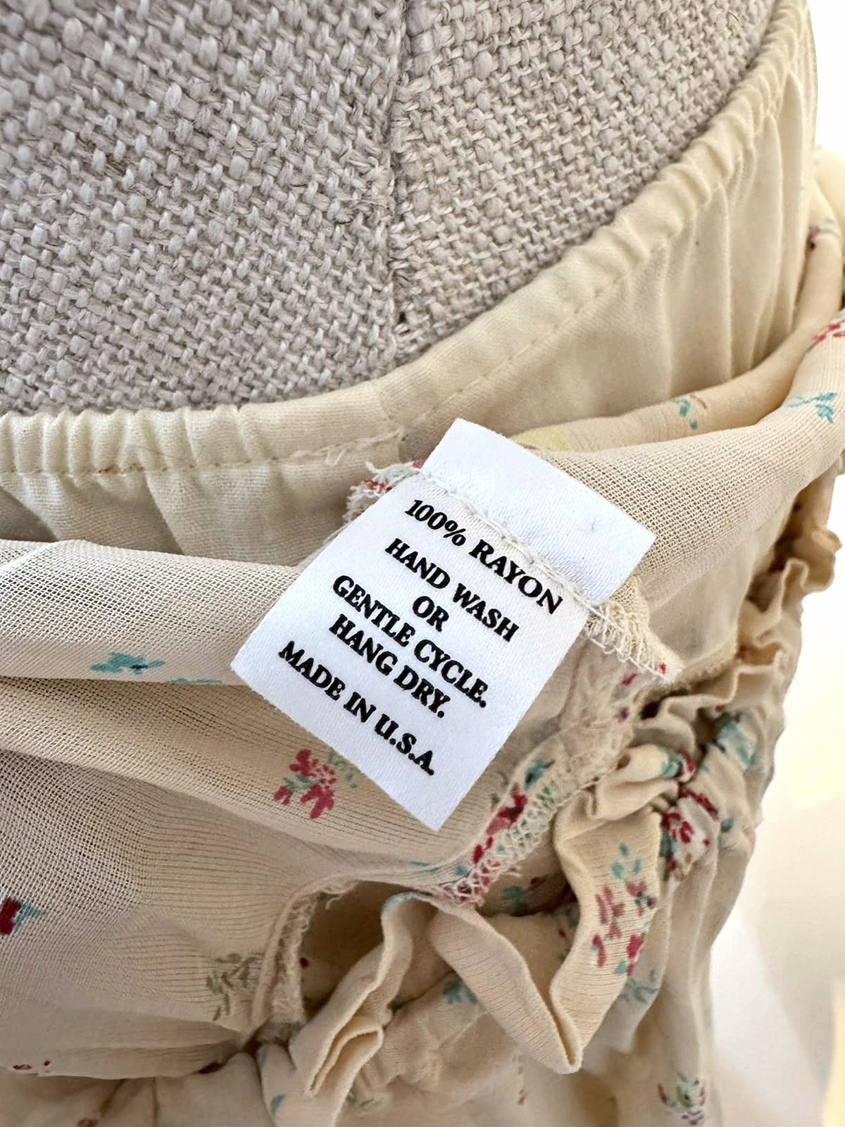 Marrika Nakk’s ‘Cowgirls’ Romantic Vintage Dress in Floral Cotton Voile 9
