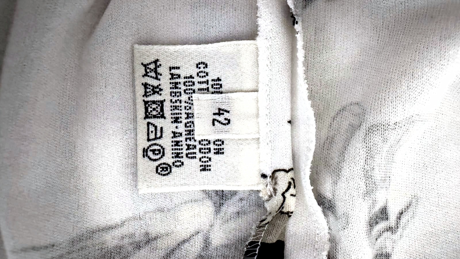 Hermès Hermès-Kleid aus Baumwolle mit ethnischem „Kachinas“-Motiv und Lammlederbesatz 5