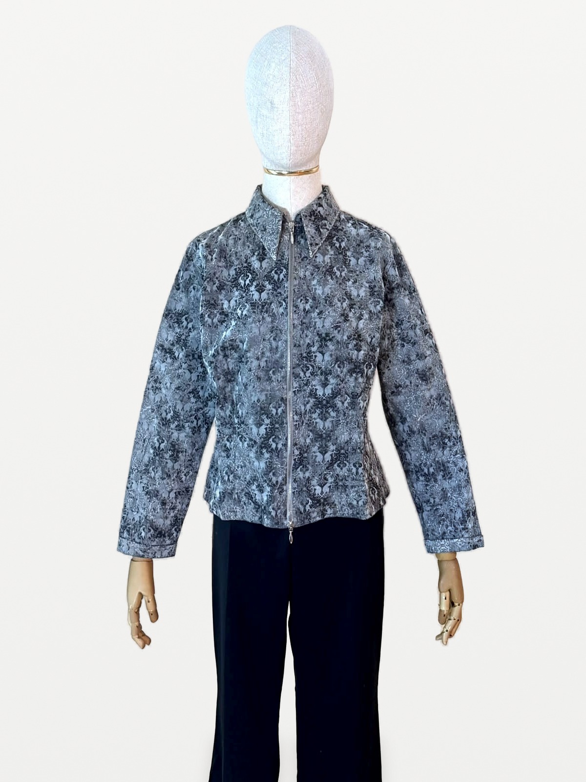 Anne Fontaine Anne Fontaine, Damascus-style jacket with zip fastening