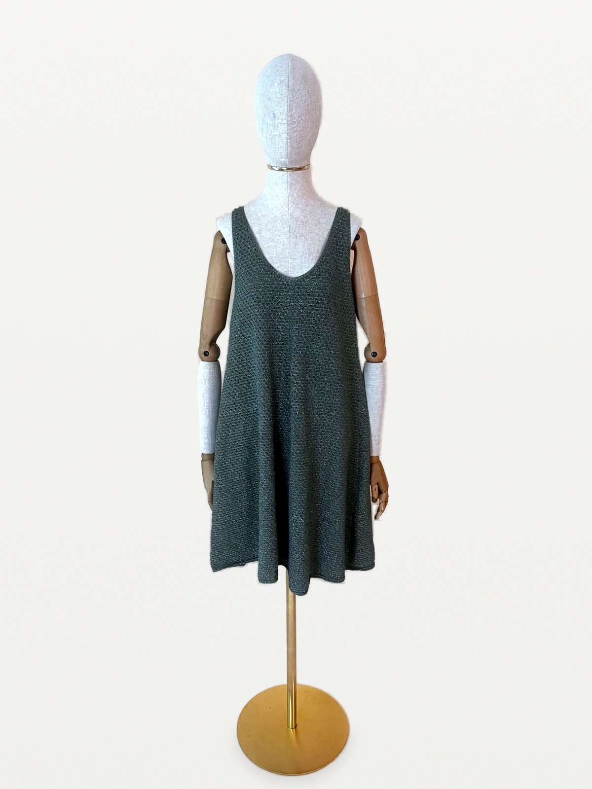 Chloé Chloé Dress in Openwork Knit, Absinthe Colour