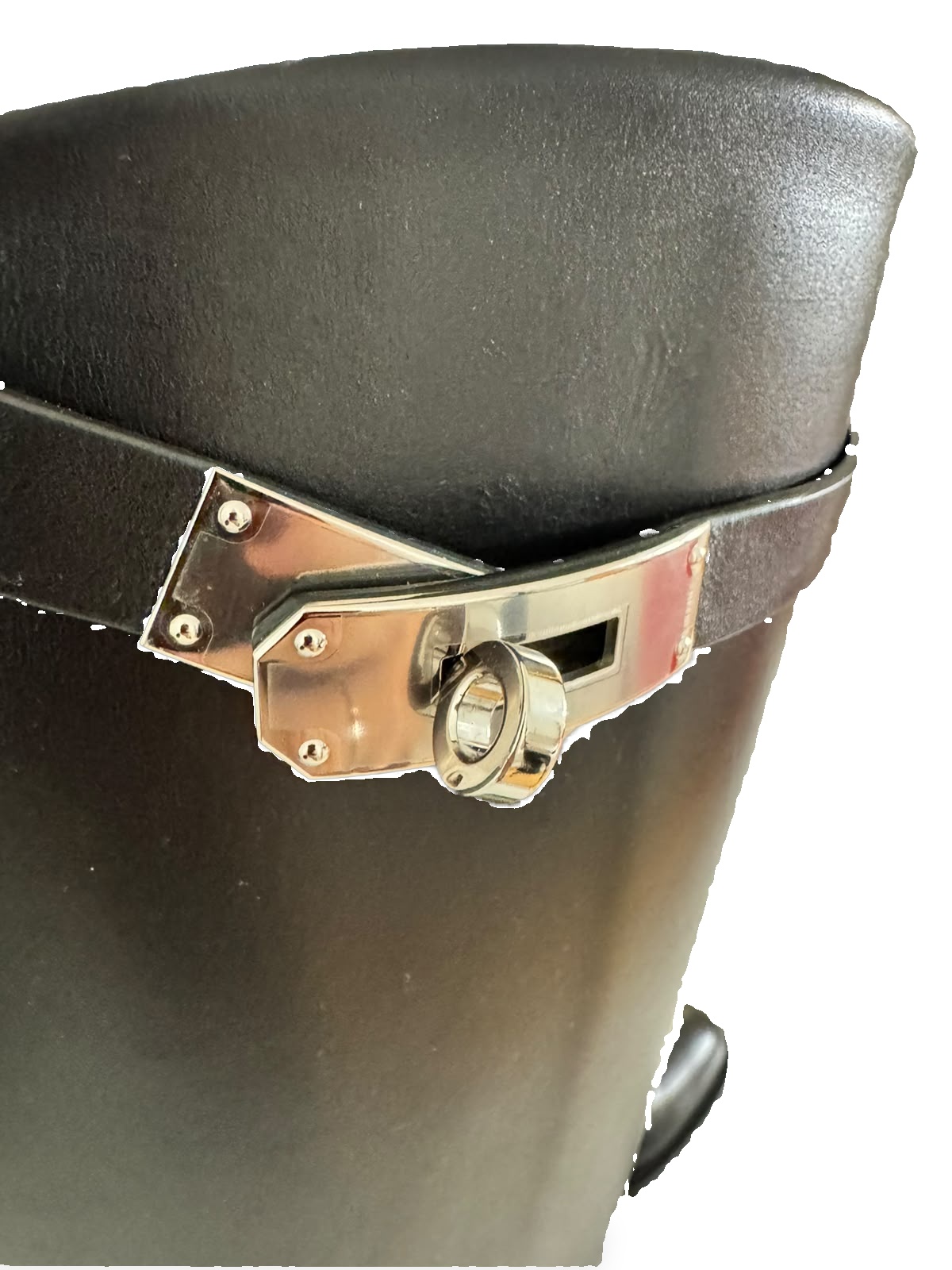 Hermès ‘Hermès’ Jump high-top boots – for horse riding, made from black calfskin 6