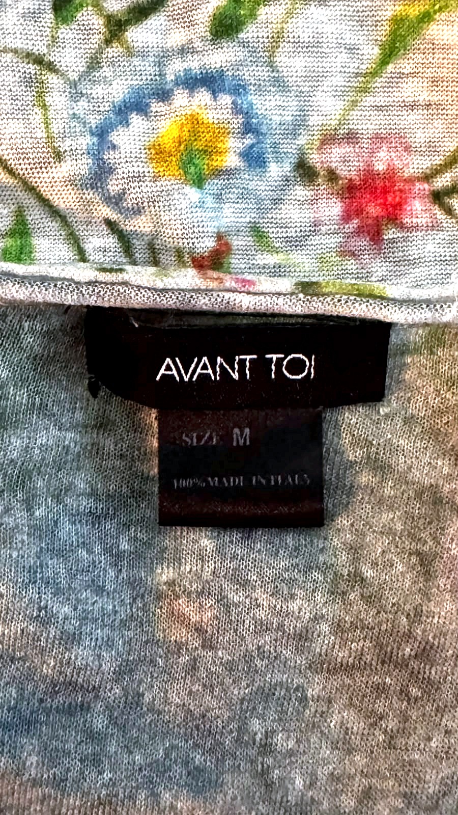 Avant Toi Lange Strickjacke „Avant Toi“ aus feinem Strick mit kunstvollem Blumenmuster 3