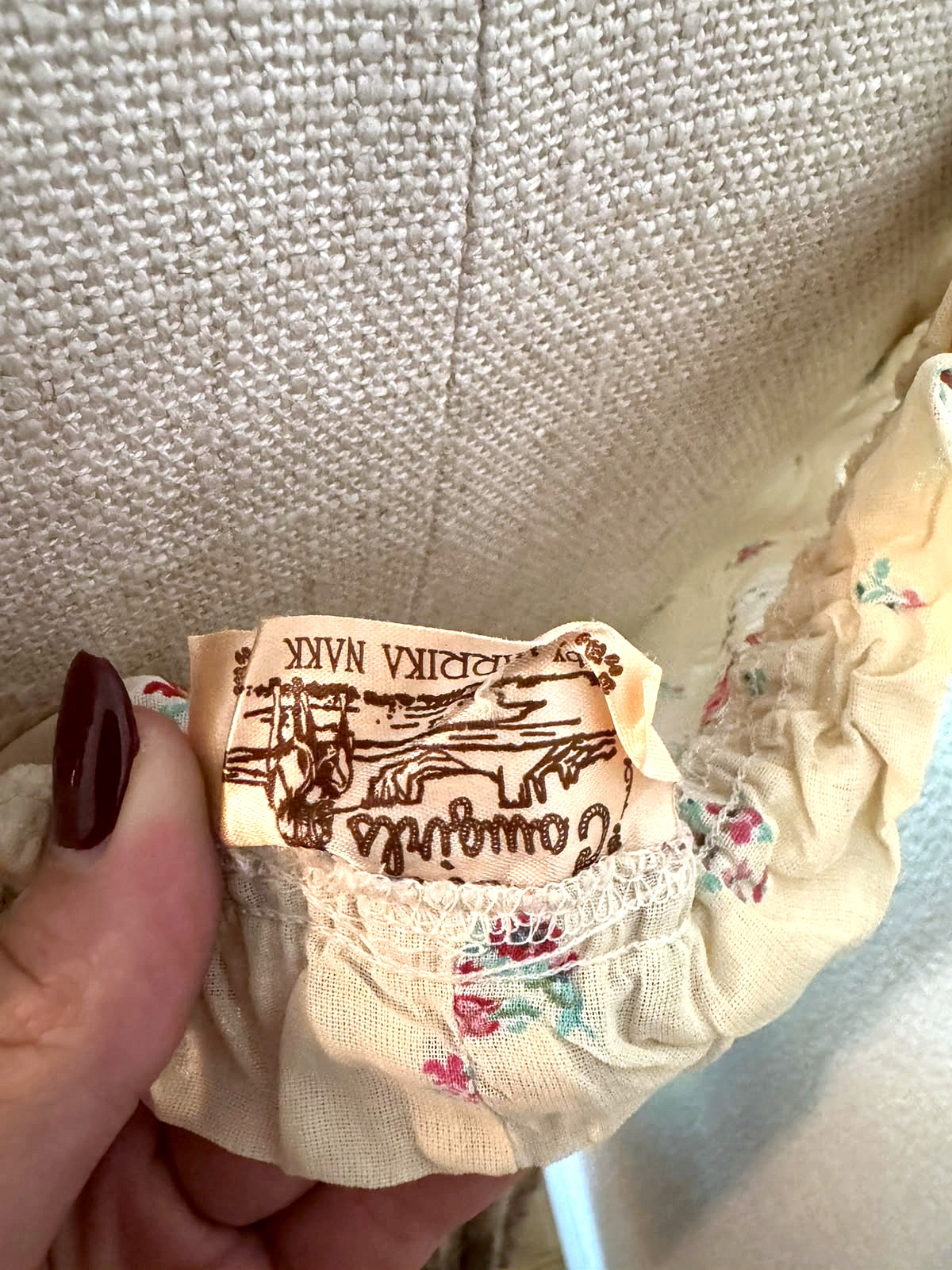 Marrika Nakk’s ‘Cowgirls’ Romantic Vintage Dress in Floral Cotton Voile 11
