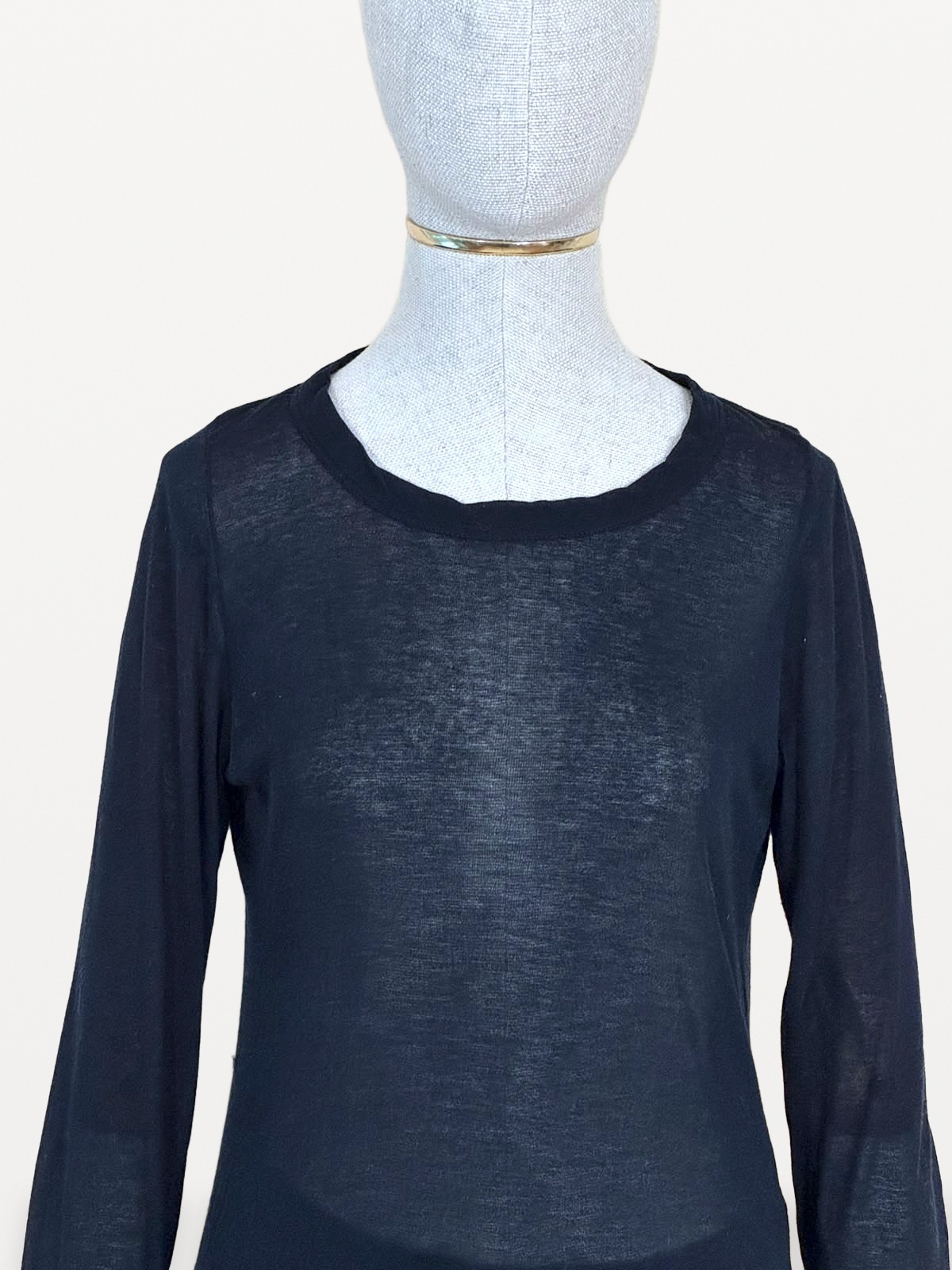 Camiseta de Punto de Algodón Olmar and Mirta en Tono Azul Noche 5